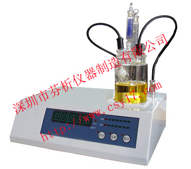 微量水分测定仪的调试步骤