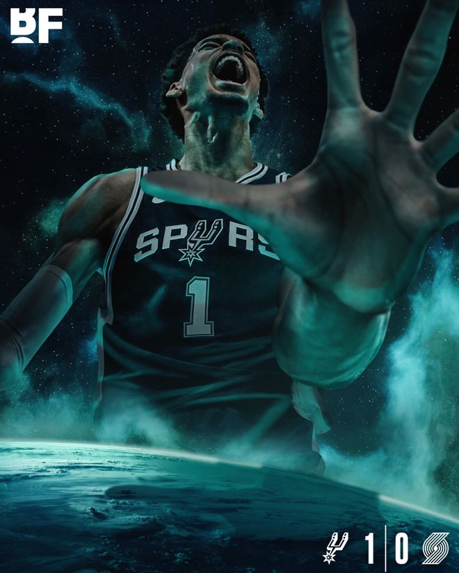 文班亚马首秀惊艳 马刺力克开拓者晋级季后赛